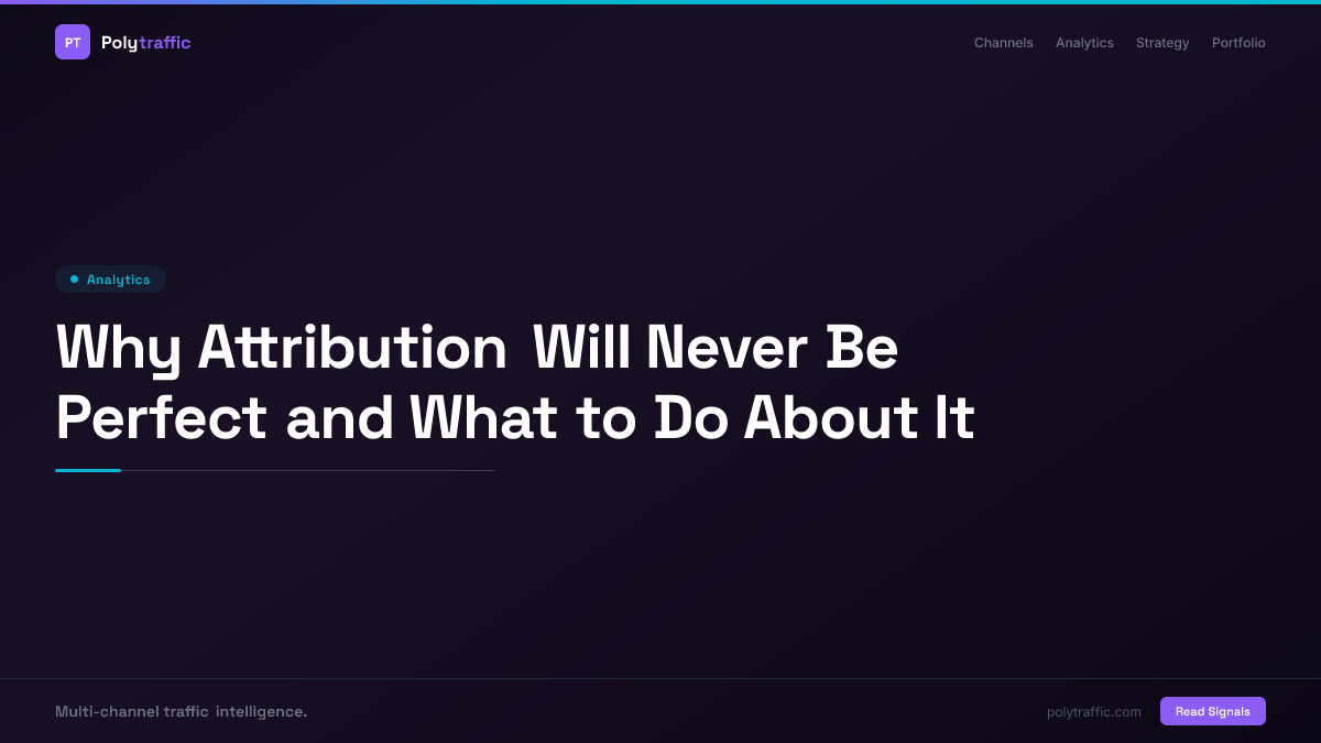 Why Attribution Will Never Be Perfect and What to Do About It