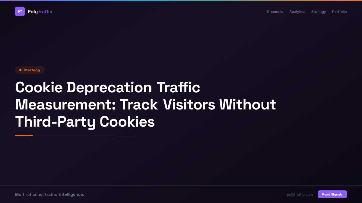 Cookie Deprecation Traffic Measurement: Track Visitors Without Third-Party Cookies