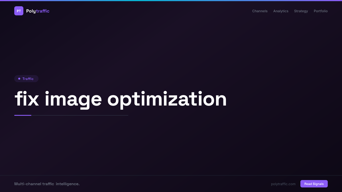 fix image optimization