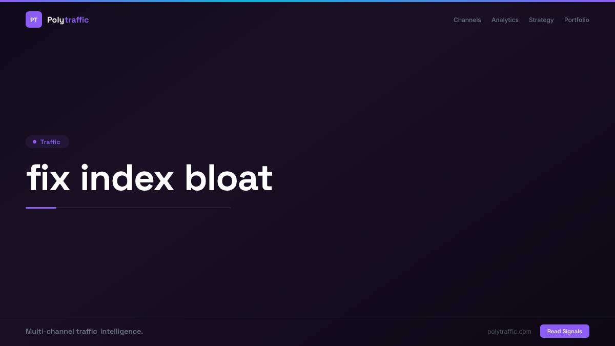 fix index bloat