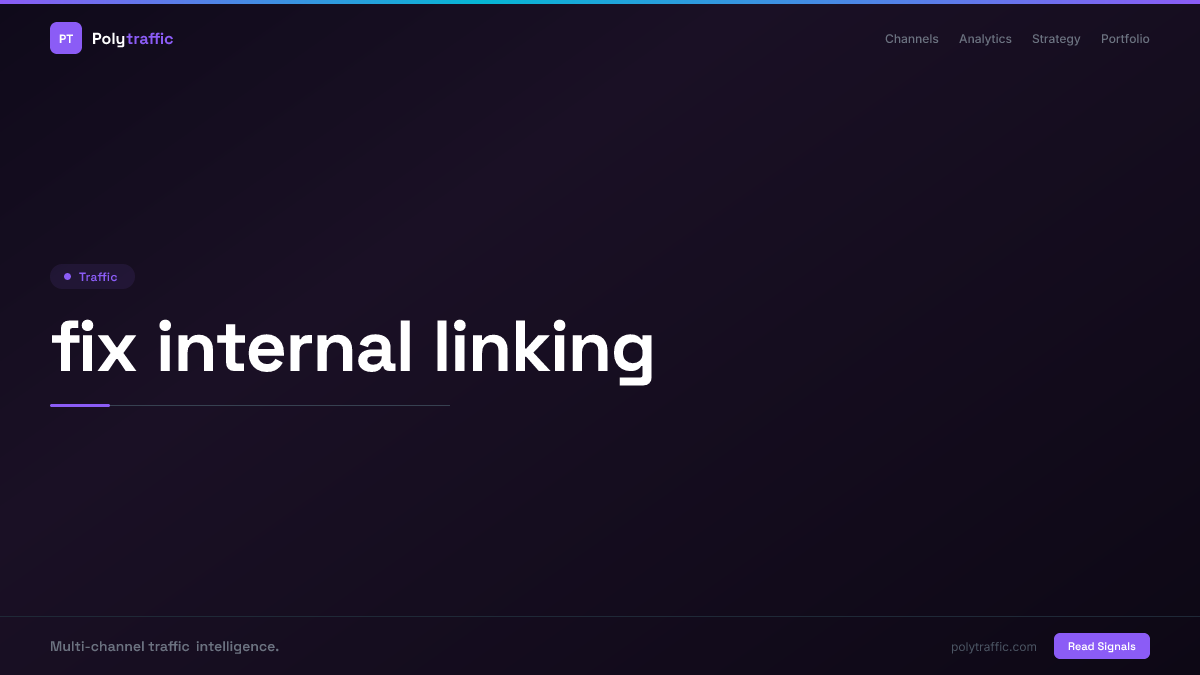 fix internal linking