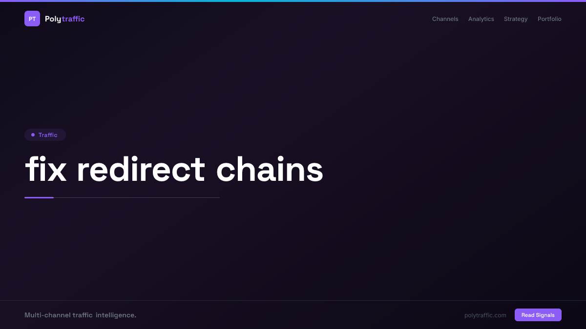 fix redirect chains