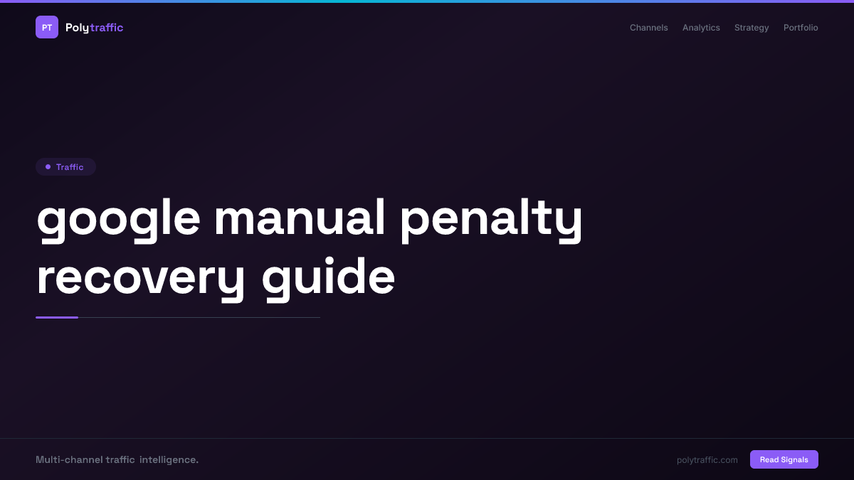 google manual penalty recovery guide