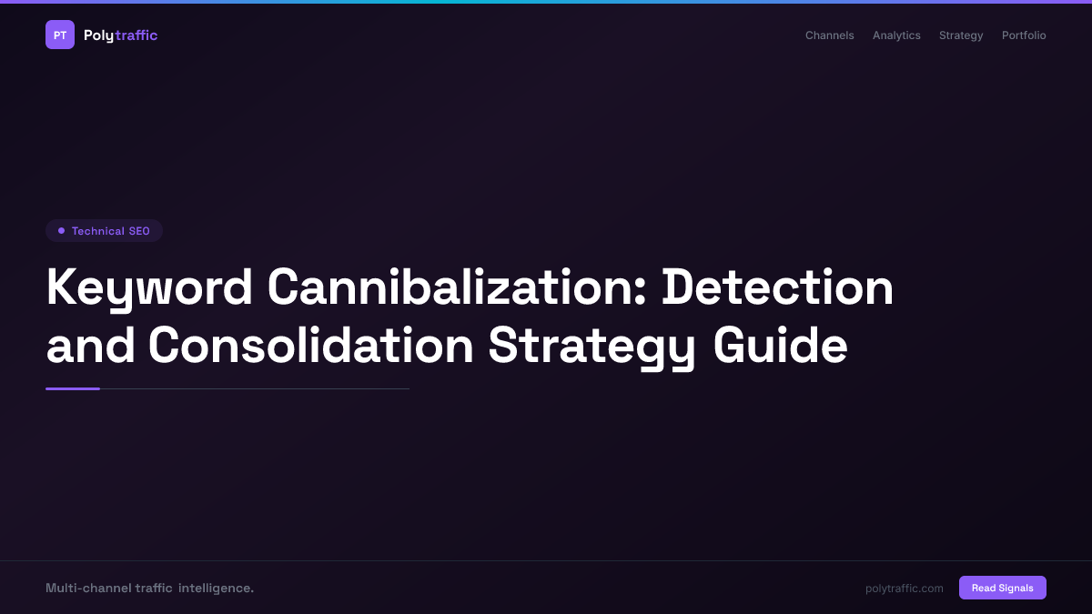 Keyword Cannibalization: Detection and Consolidation Strategy Guide
